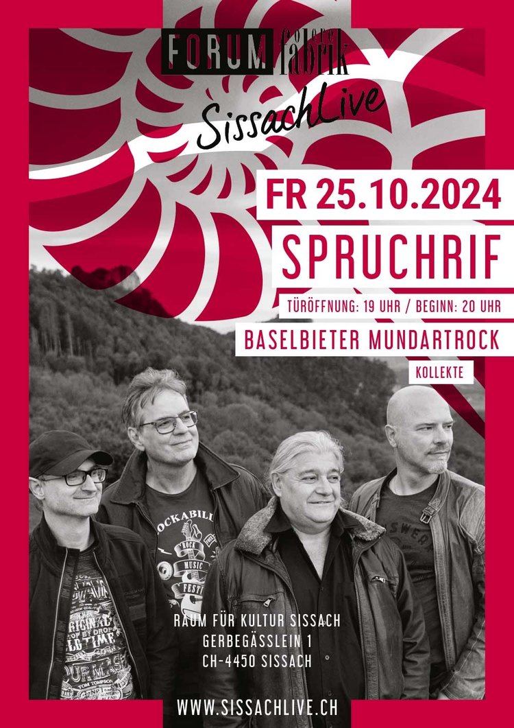 SPRUCHRIF in der Obere Fabrik Sissach