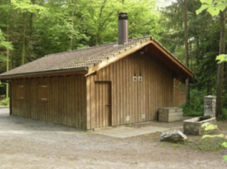 Waldhütte im Schlattwald